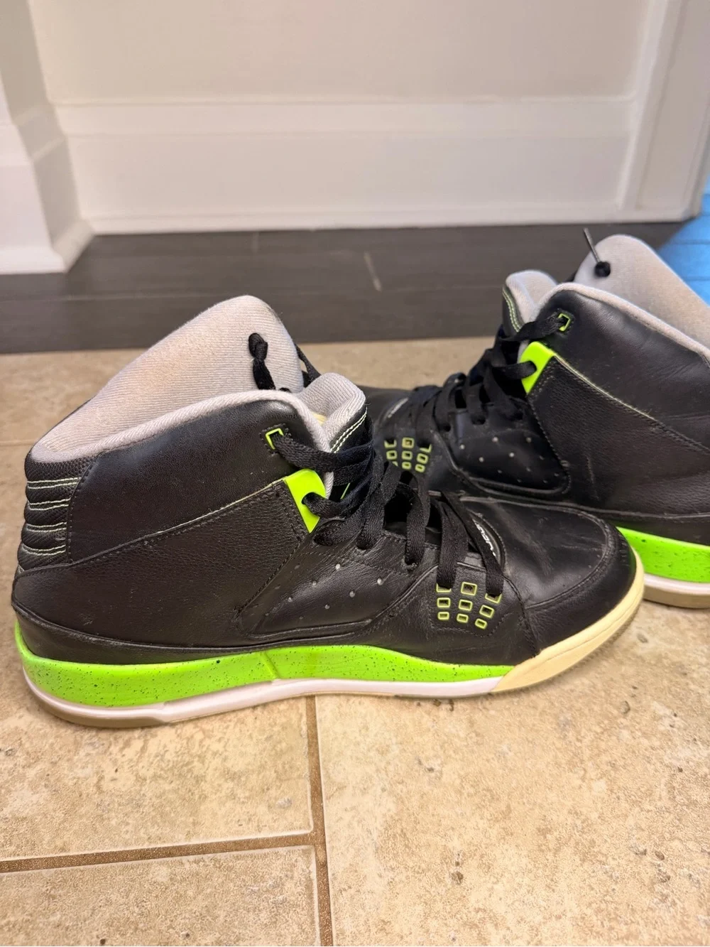 Nike Air Jordan SC- Black and Neon 2013